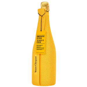 Veuve Clicquot Brut Champagne Yellow Label with Mesh Ice Jacket 